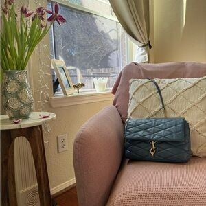 Rebecca Minkoff Blue Quilted Crossbody Bag